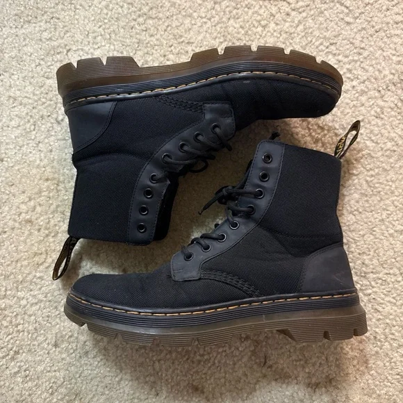 Dr. Martens Black Combs Boots - Picture 1 of 6